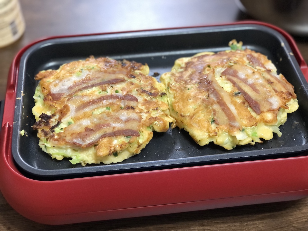 【家電レビュー】超火力!レコルトのホットプレートでお好み焼き